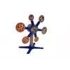 LEAN TOYS Foam Dart Rifle mit rotierendem Ziel 66 cm