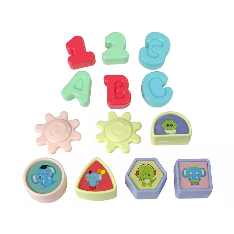 LEAN TOYS Interaktiver Telefon-Sortierer zum Erlernen von Formen, Zahlen und Klavier