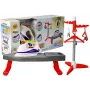 LEAN TOYS Bügelbrett-Ständer mit Kleiderbügeln – Kinder-Bügelset mit Licht- und Soundeffekten