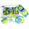LEAN TOYS Baby Car Set Keys Steering Wheel Mobile Phone Interactive Learning Toy Set
