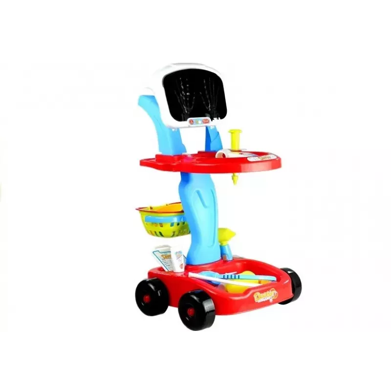 LEAN TOYS Medical Cart mit Zubehör 22 Elemente - Mehrfarbig