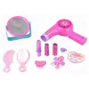 LEAN TOYS Mädchen Beauty-Set Haaraccessoires Set Realistischer Haartrockner in Tasche