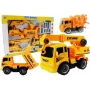 LEAN TOYS Set Of Vehicles For Unscrewing Concrete Mixer Tipper