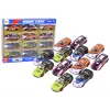 LEAN TOYS Set von Sportwagen 1:55 mit Reibungsantrieb, 12 bunte Teile