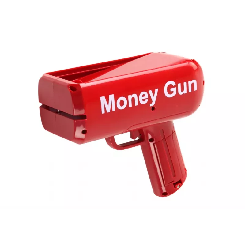 LEAN TOYS Geldkanone Schießender Roter Werfer Geldkanone Banknoten