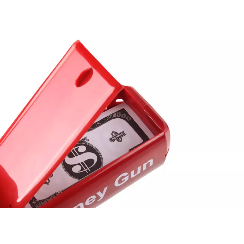 LEAN TOYS Geldkanone Schießender Roter Werfer Geldkanone Banknoten