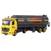 LEAN TOYS DIY Tank Truck zum Zusammen- und Auseinanderbauen, gelb, mit Licht und Sound