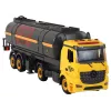 LEAN TOYS DIY Tank Truck zum Zusammen- und Auseinanderbauen, gelb, mit Licht und Sound