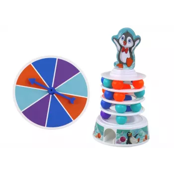 LEAN TOYS Arcade Game Penguin Balls Slide Tower Balls