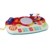 LEAN TOYS Orgelklavier pädagogisches Musikspielzeug mit Trommelklängen und Lichteffekten