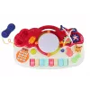 LEAN TOYS Orgelklavier pädagogisches Musikspielzeug mit Trommelklängen und Lichteffekten