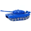 LEAN TOYS R/C Panzer ferngesteuert mit Licht und Sound Blau 1:18 27MHz