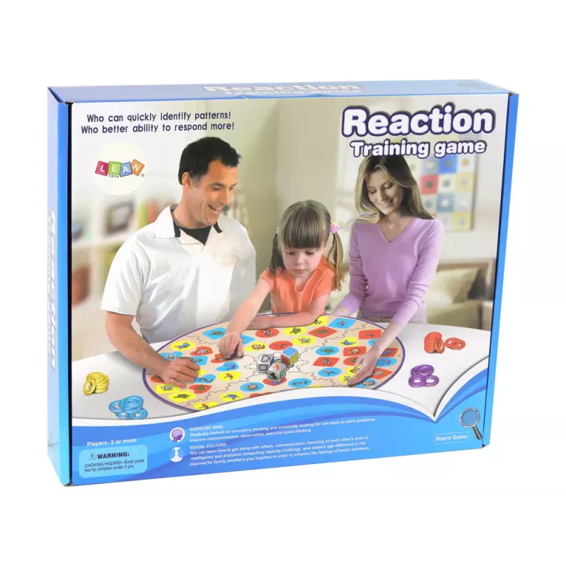 LEAN TOYS Logik-Brettspiel für Reflexe und Wahrnehmung