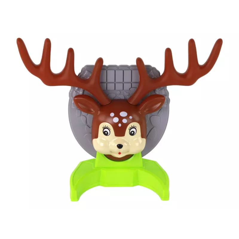 LEAN TOYS Family Arcade Game - Throwing a Hoop at a Deer