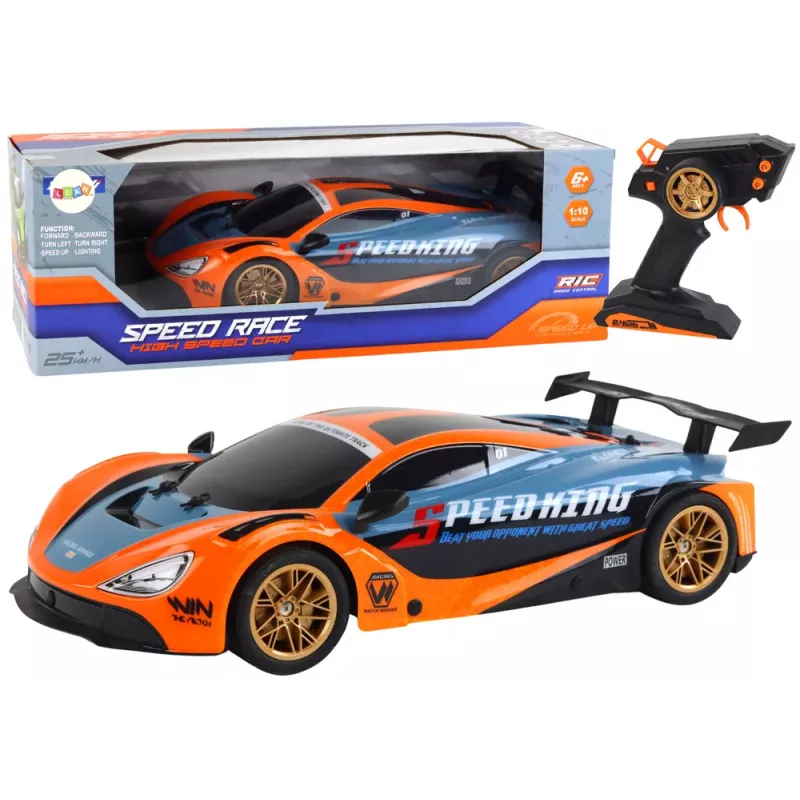 LEAN TOYS Großer ferngesteuerter Sportwagen 1:10 Orange