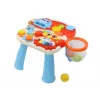 LEAN TOYS Schiebespielzeug Interaktiver Lerntisch 2in1 Rot
