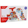 LEAN TOYS Schiebespielzeug Interaktiver Lerntisch 2in1 Rot