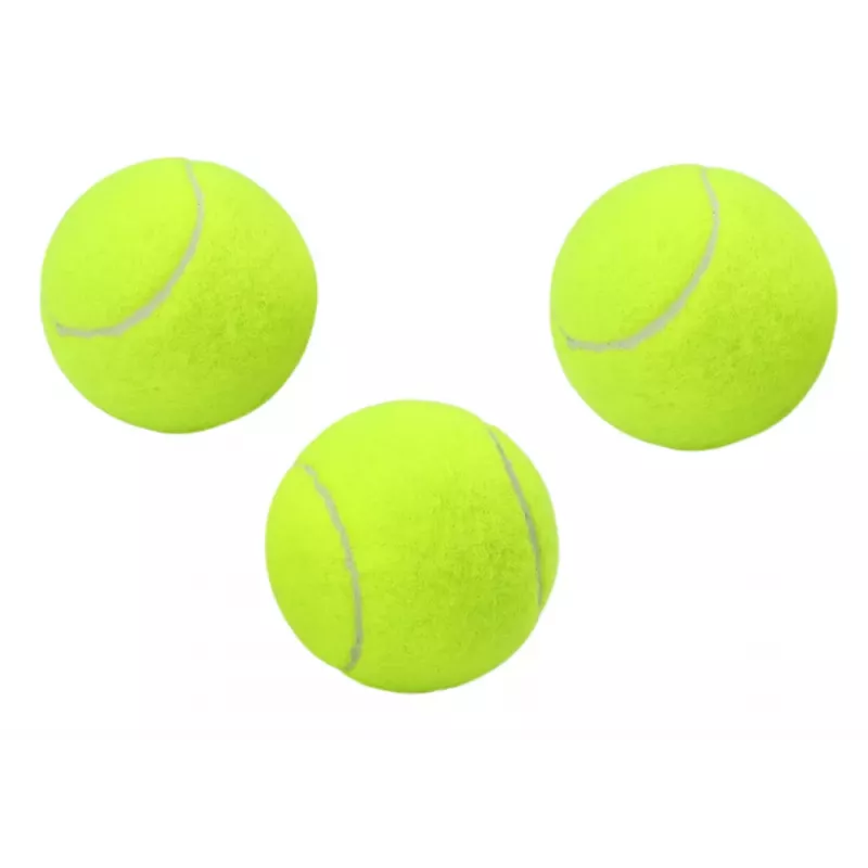 LEAN TOYS Tennisbälle Gelb Tennissball Set mit 3 Stk.