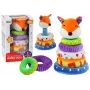 LEAN TOYS Plüsch-Pyramide Fuchs Lern-Maskottchen Bunt 27 cm