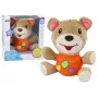 LEAN TOYS Teddy Bear Interaktiver Teddybär Orange Spielend 23 cm