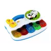LEAN TOYS Kleines Klavier für Kleinkinder, Tiere, Lichter, Geräusche