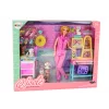 LEAN TOYS Lalaloopsy Tierarzt-Puppenset mit Behandlungseinrichtung, Zubehör und Haustier