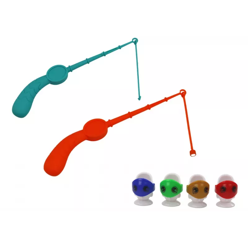 LEAN TOYS Fishing Arcade Game Orange Dinosaur Table