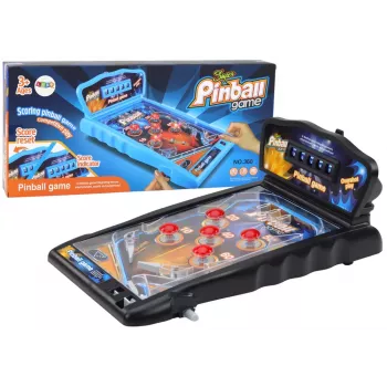 LEAN TOYS Pinball Arcade Game mit Lichtern, Sounds und Anzeigetafel