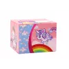 LEAN TOYS Piggy Bank Unicorn Learning to Save Unicorn Pink Melody