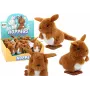 LEAN TOYS Jumping Kangaroo Wind-Up Plush Toy Decoration Brown