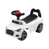 LEAN CARS Kinderauto mit Rückenlehne QX-3396 Hupe Aufbewahrungsbox Weiß