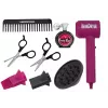 LEAN TOYS Friseurset Beauty Salon Friseur Föhn 10-teilig