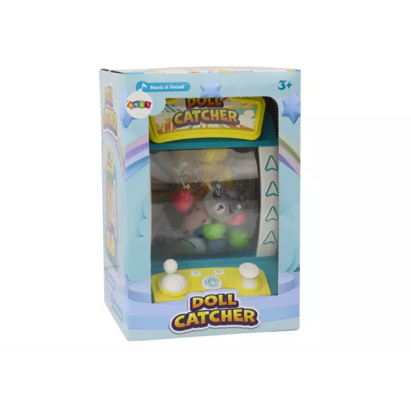 LEAN TOYS Arcade-Krangespiel zum Greifen von Puppen, Plüschtieren, Bällen, Türkis