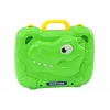 LEAN TOYS Tisch-Koffer DIY Set Puzzle Bausteine Dinosaurier Schraubendreher 249 Teile