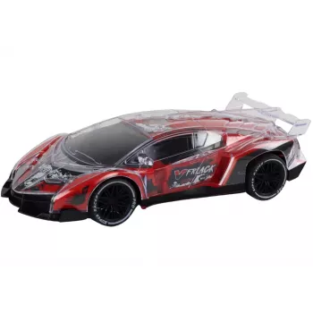 LEAN TOYS Remote Controlled RC Sports Car 1:16 Scale Red Lights