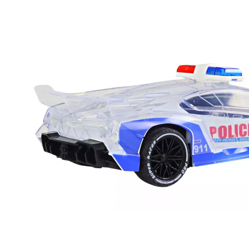 LEAN TOYS Polizei-Sportwagen ferngesteuert RC Maßstab 1:16 Lichter