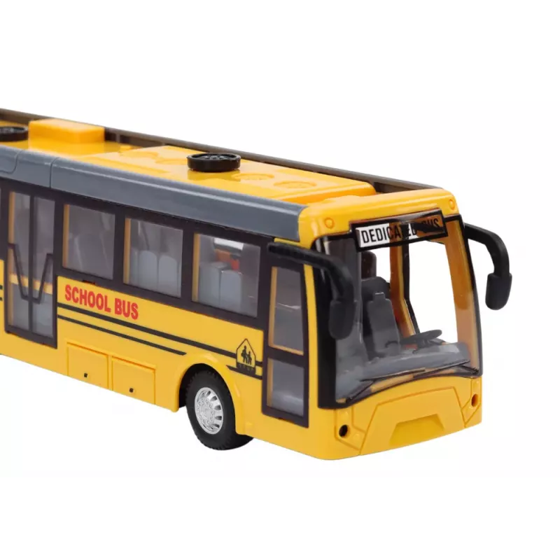 LEAN TOYS RC-Gelenk-Schulbus 1:32 Gelb