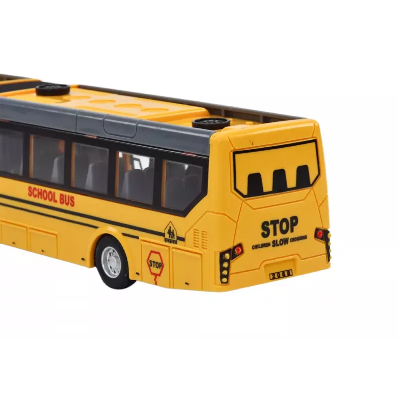 LEAN TOYS RC-Gelenk-Schulbus 1:32 Gelb
