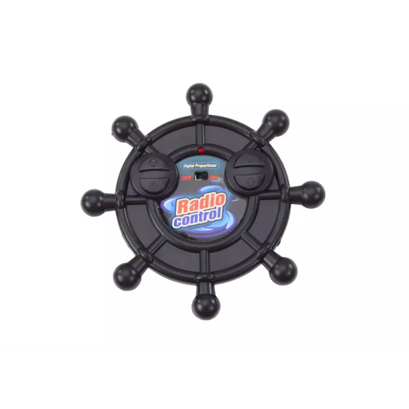 LEAN TOYS Fernbedienung Polizeiboot RC Blau 27MHz