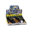 LEAN TOYS Gabelstapler mit Haken, verstellbarer Reibungsantrieb, gelb