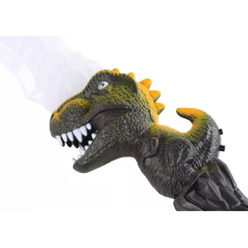 LEAN TOYS Lichtschwert, Dinosaurier-förmiger Griff, Grün