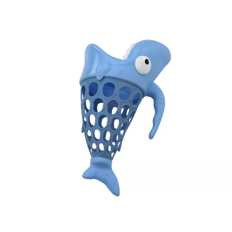 LEAN TOYS Fishing Basket Shark Fish Holder Blue