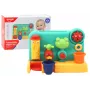 LEAN TOYS Kinder-Badespielzeug Brunnen Grinder Frosch Wasserhahn