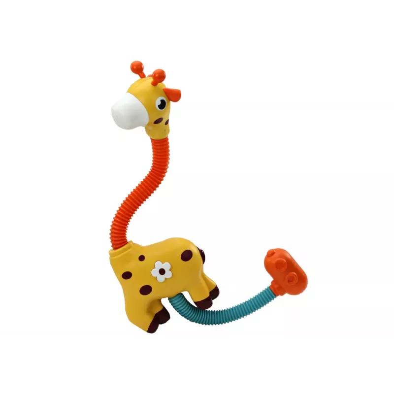 LEAN TOYS Gelbe Giraffe Badespielzeug Duschbrause
