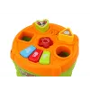 LEAN TOYS Interaktive Lern-Trommel Formen Grün und Orange