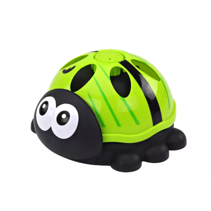 LEAN TOYS Castle Sprinkler Ladybug Green Water Fountain