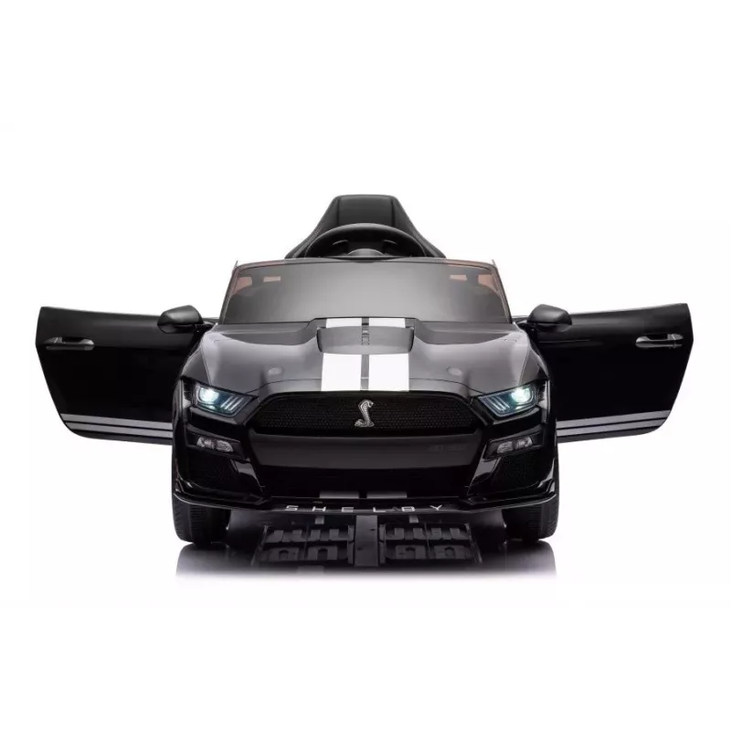LEAN CARS Batteriebetriebenes Fahrzeug Ford Mustang GT500 Shelby Schwarz