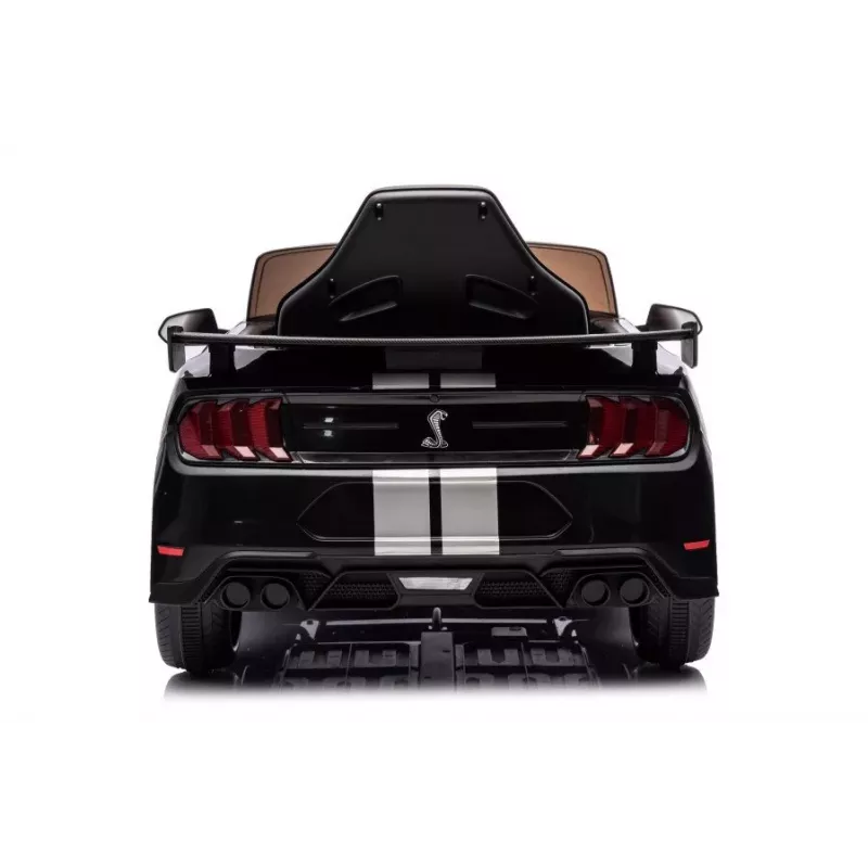 LEAN CARS Batteriebetriebenes Fahrzeug Ford Mustang GT500 Shelby Schwarz