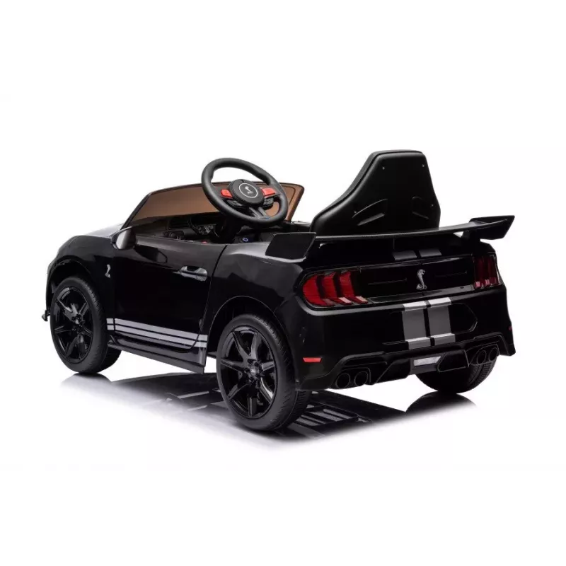 LEAN CARS Batteriebetriebenes Fahrzeug Ford Mustang GT500 Shelby Schwarz