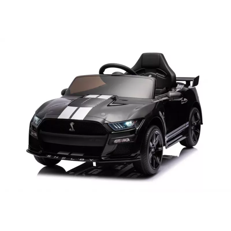 LEAN CARS Batteriebetriebenes Fahrzeug Ford Mustang GT500 Shelby Schwarz